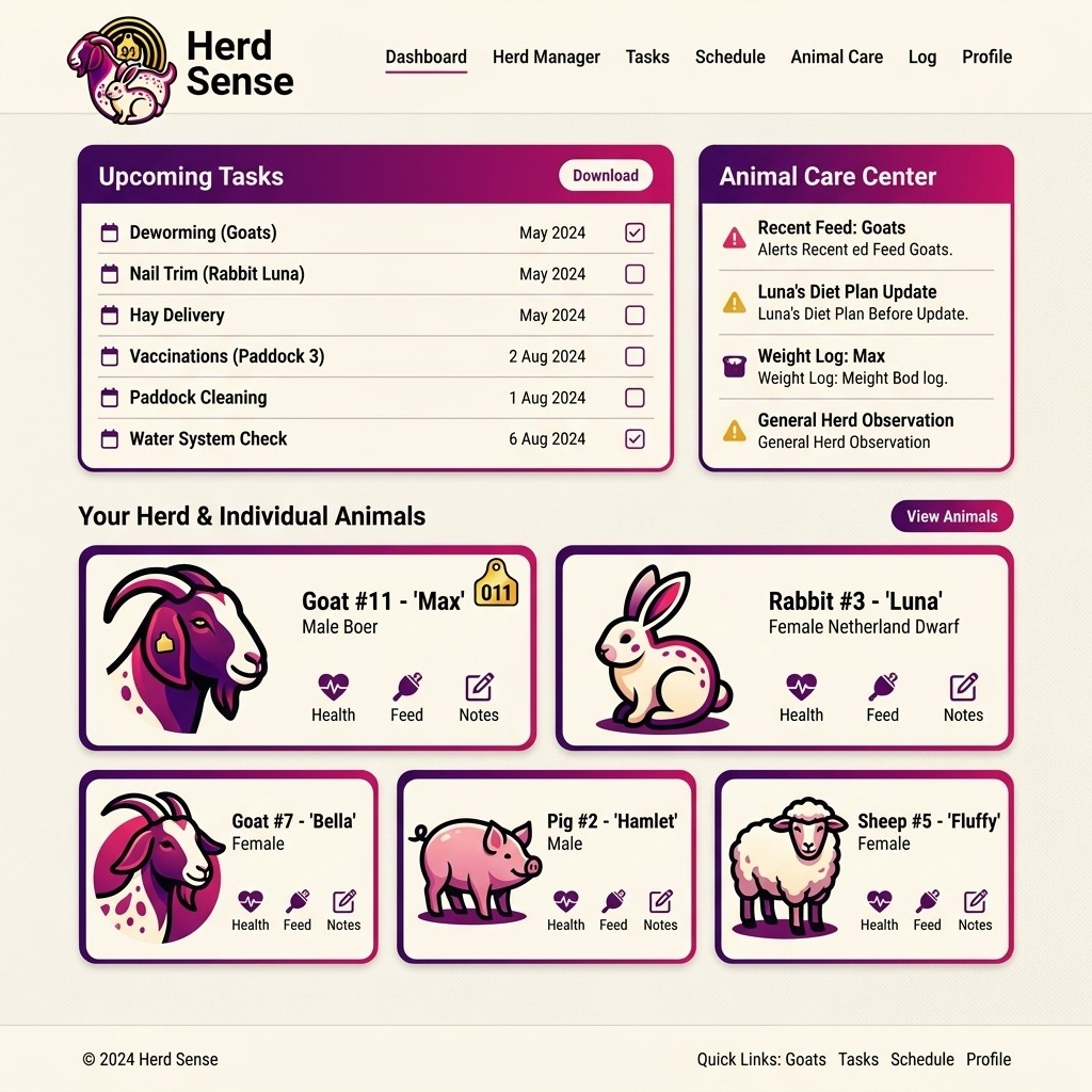 Herd Sense animal illustration
